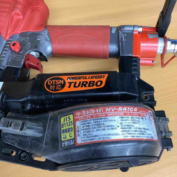 マックス(MAX) 高圧エアネジ打ち機 HV-R41G4 DIY 木 下地 薄鋼板 マガジン 隅打ち 大工 ビス ボード 【越谷店】