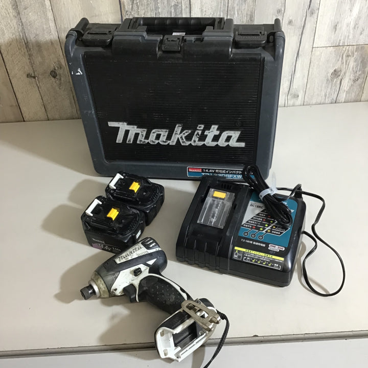 ★マキタ(makita) コードレスインパクトドライバー TD133DRFXW【戸田店】