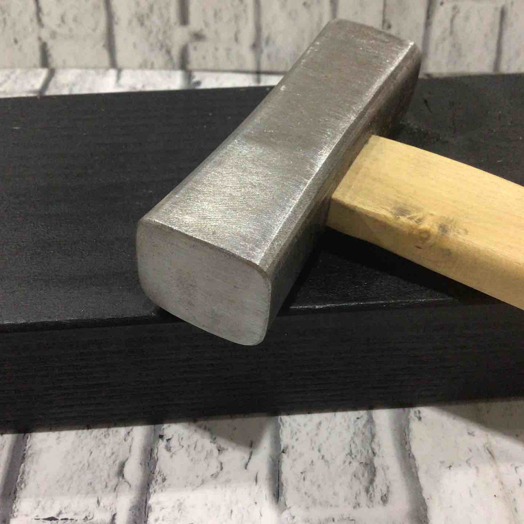 喜一郎 鋼付き四角玄能 80匁 やすり仕上げ グミ柄 【川口店】