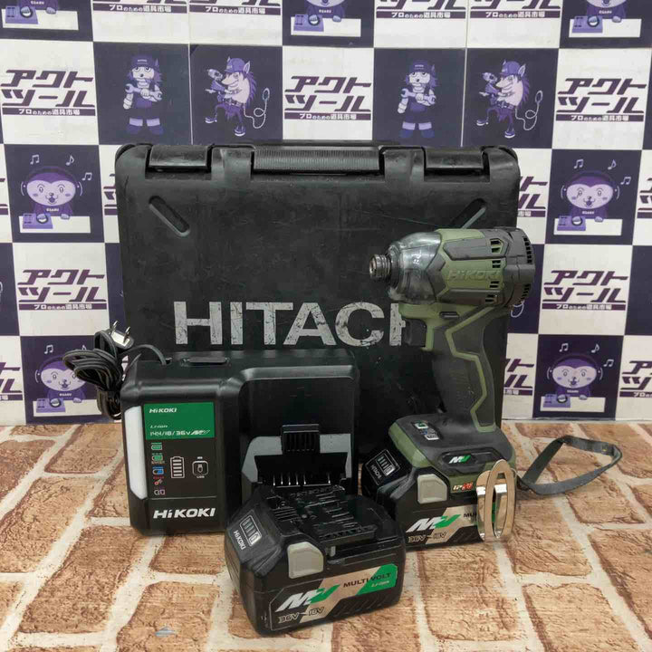 ★ハイコーキ(HIKOKI ※旧:日立工機) コードレスインパクトドライバー WH36DC(2XPG)【所沢店】