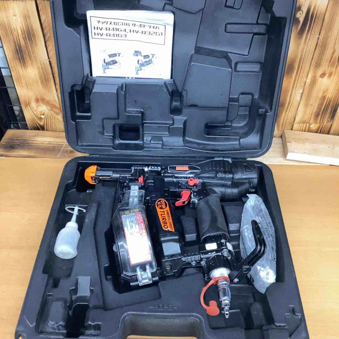 ◇マックス(MAX) 高圧エアネジ打ち機 HV-R41G4 限定色ブラック【越谷店】