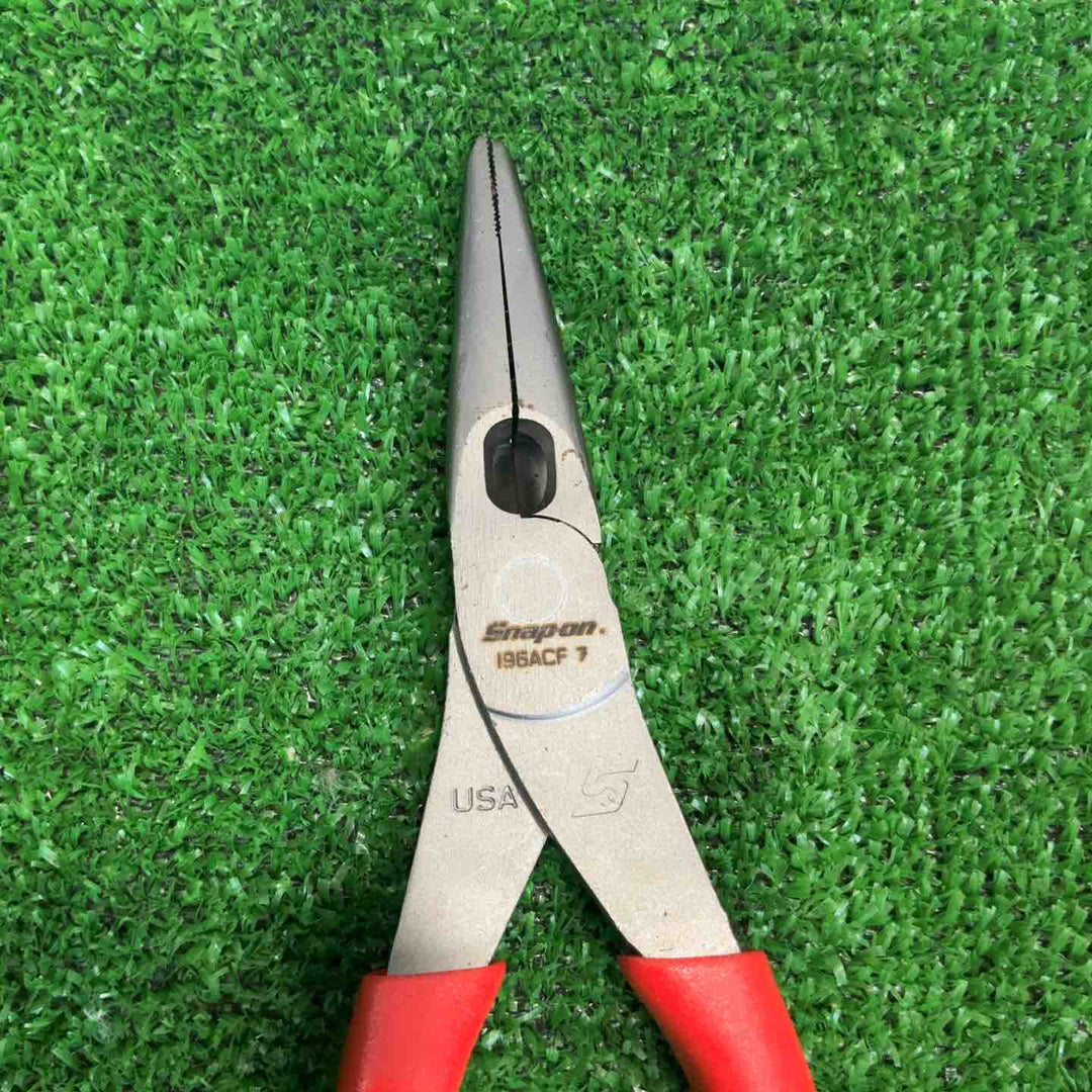 スナップオン(Snap-on) ロングノーズプライヤー 196ACF【草加店】