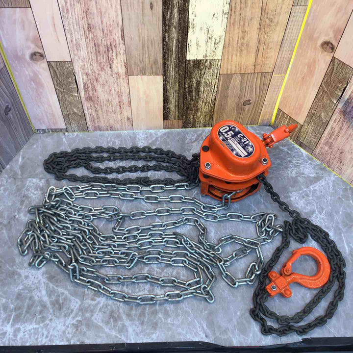 ▼象印　チェーンブロック　0.5ｔ C-21【八潮店】