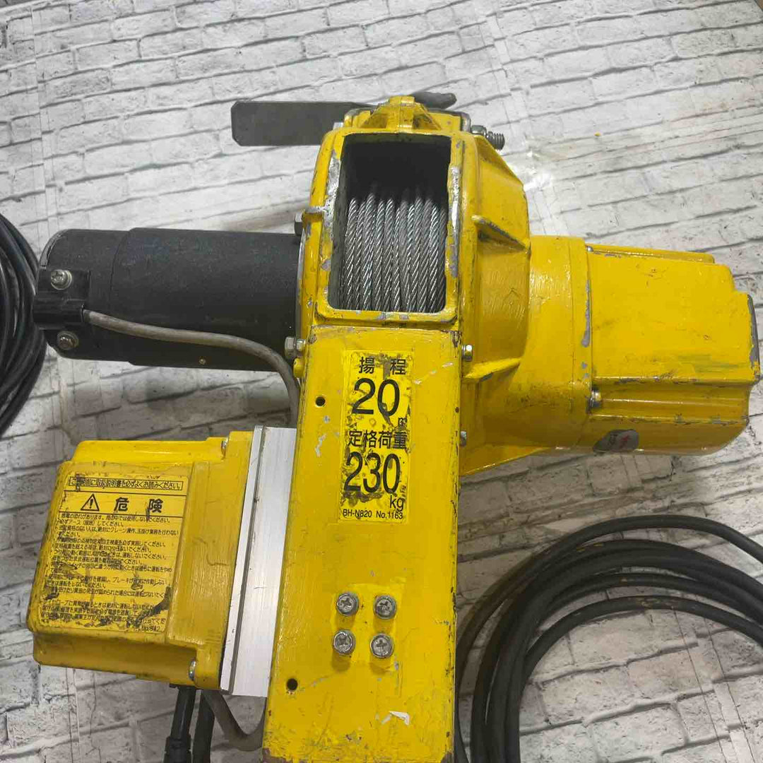 【中古品】◇トーヨーコーケン(TKK) ベビーホイスト 230kg 20m BH-N820【八潮店】
