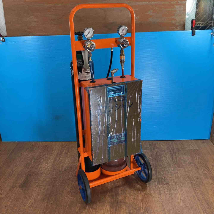 【店頭受取り限定】◇カミマル KSコンシャン ガス溶接運搬車 ガスボンベ付き！【岩槻店】