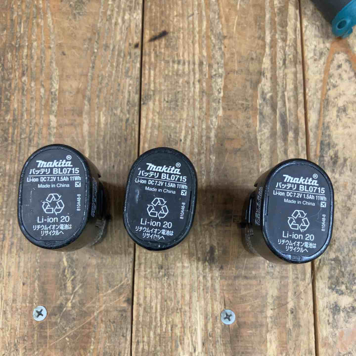 ★マキタ(makita) コードレスペンインパクトドライバー TD022DSHX ケース(7.2V1.5Ahバッテリー*3、充電器)【所沢店】