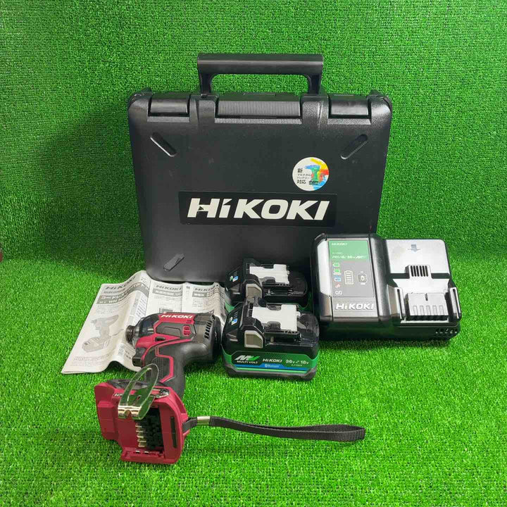 ◇ハイコーキ(HIKOKI ※旧:日立工機) コードレスインパクトドライバー フレアレッド  WH36DC(2XPRSZ)【藤沢店】