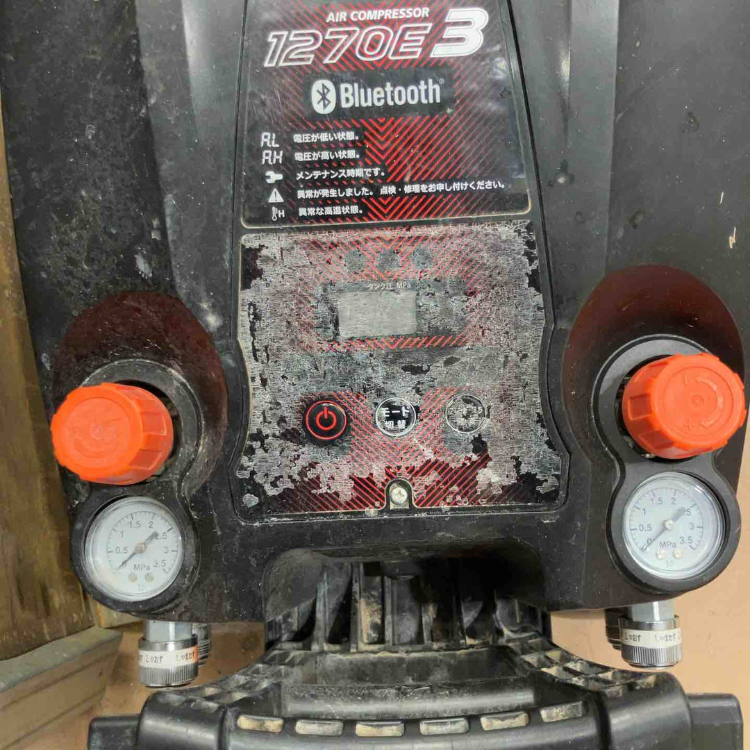 ★マックス(MAX) エアコンプレッサー AK-HH1270E3_ブラック【草加店】