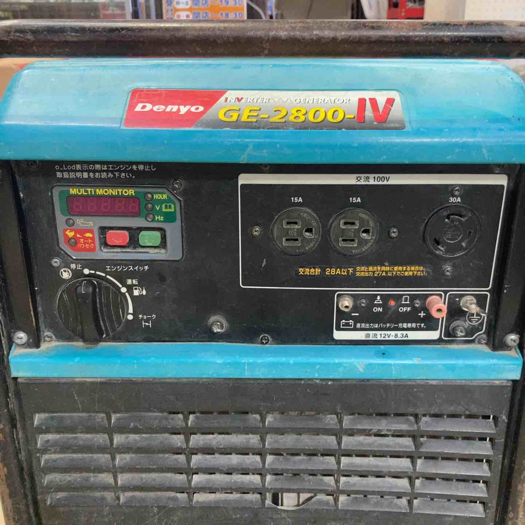 【店頭受取り限定】★デンヨー(Denyo) 発電機 GE-2800-IV【町田店】