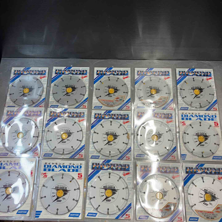 【未使用(店頭展示品)】 ノートン NORTON 125mm ダイヤモンドブレード 15枚 【東大和店】