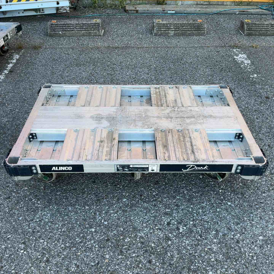 【店頭受取り限定】台車 6輪 1t 平台車 ダンク MTR1000 750x1200mm アルミ製 方向規制機能付 最大積載質量1000kg【草加店】
