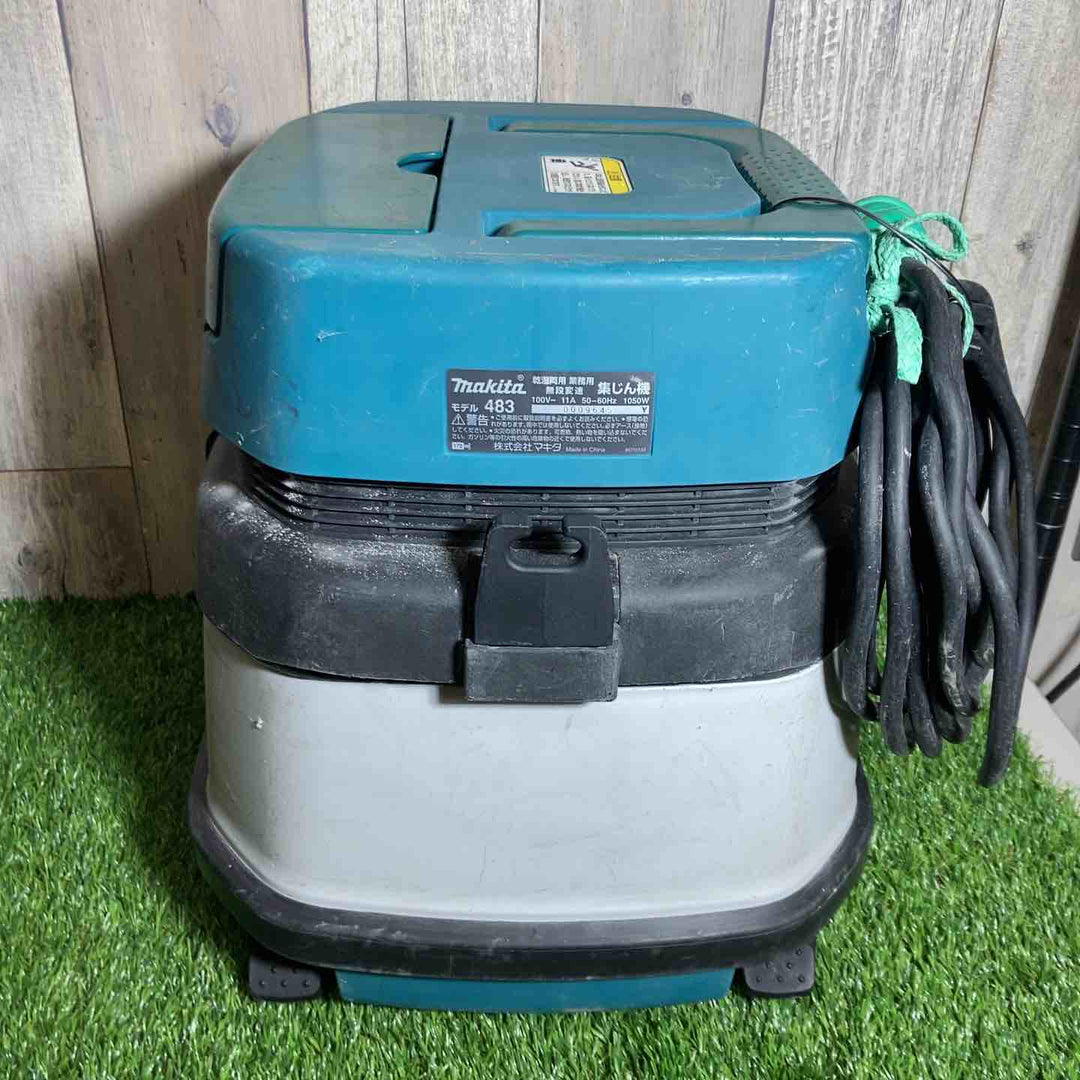 ★マキタ(makita) 集じん機 乾湿両用 483(P) 本体＋ホース【戸田店】
