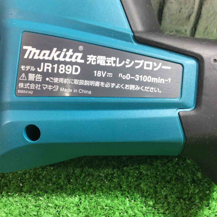 ★マキタ(makita) コードレスレシプロソー JR189DZ【川口店】