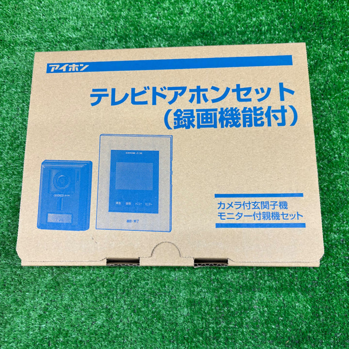 【未使用品】アイホン テレビドアホン JS-12E(モニター付き親機JS-1ME  カメラ玄関子機JS-DAセット)【電材館越谷店】
