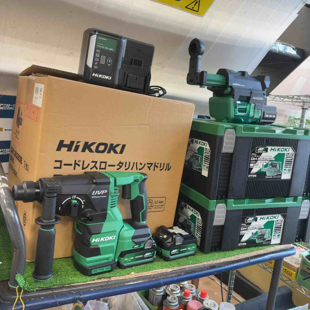 ★ハイコーキ(HIKOKI ※旧:日立工機) コードレスハンマドリル DH3628DB(2XPZ)【草加店】