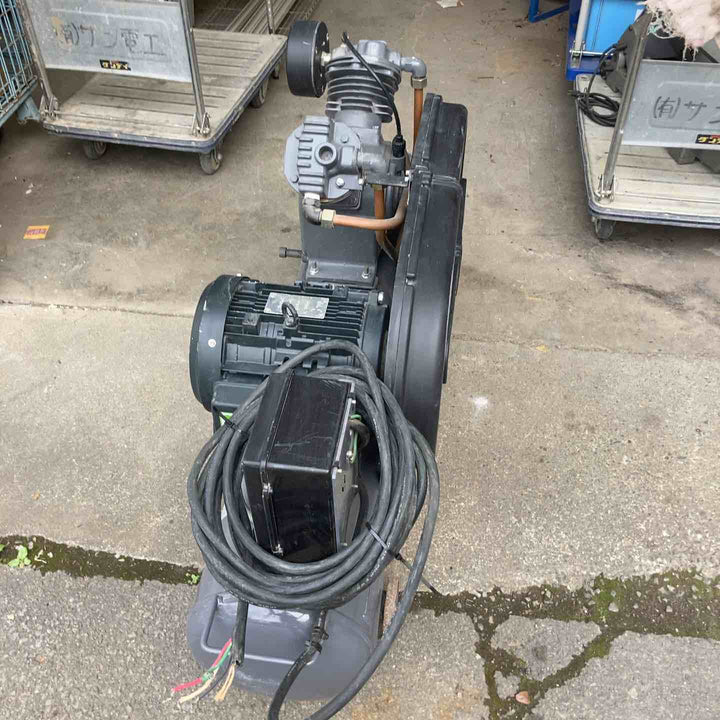 【店頭受取り限定】◇アネスト岩田(iwata) レシプロコンプレッサー TLP37EF-10 三相200V 50Hz 5馬力【所沢店】
