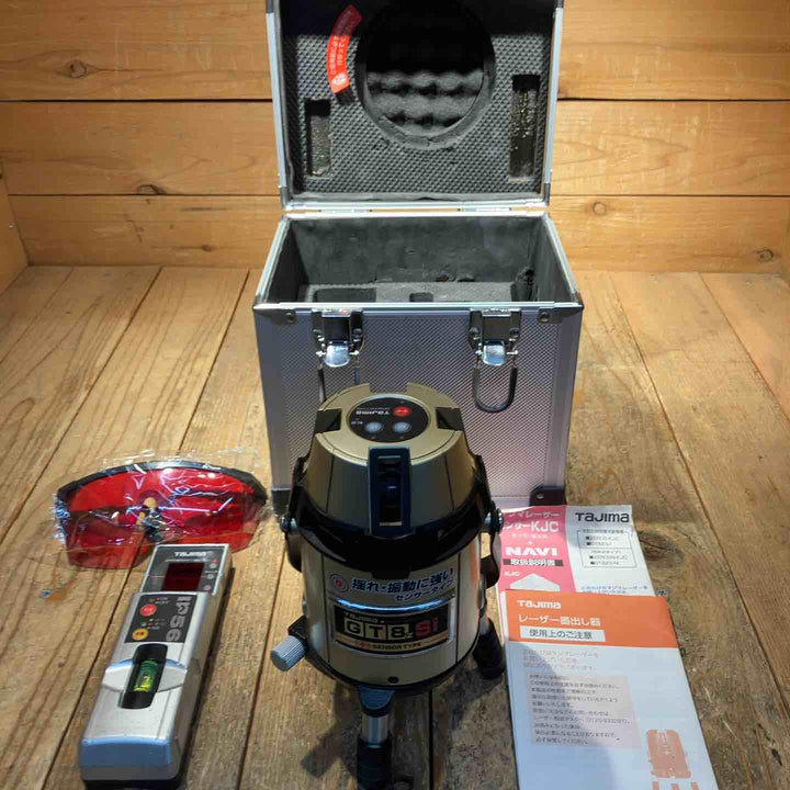 【中古品】タジマ(Tajima) フルラインレーザー墨出し器 GT8ZS-I 矩十字・横全周 GT8ZS-I【所沢店】
