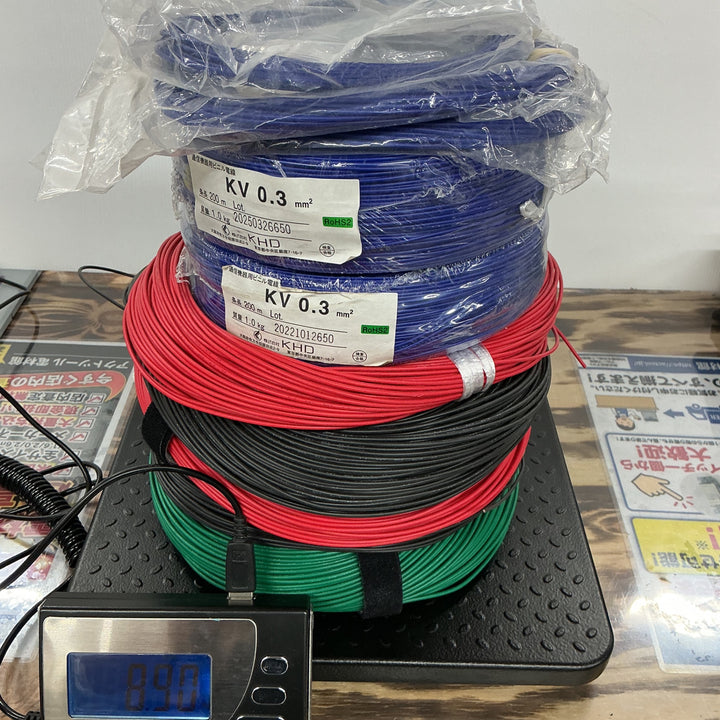 【中古美品】KV線 その他電線 コード 約8.9キロ まとめ売り【電材館越谷店】
