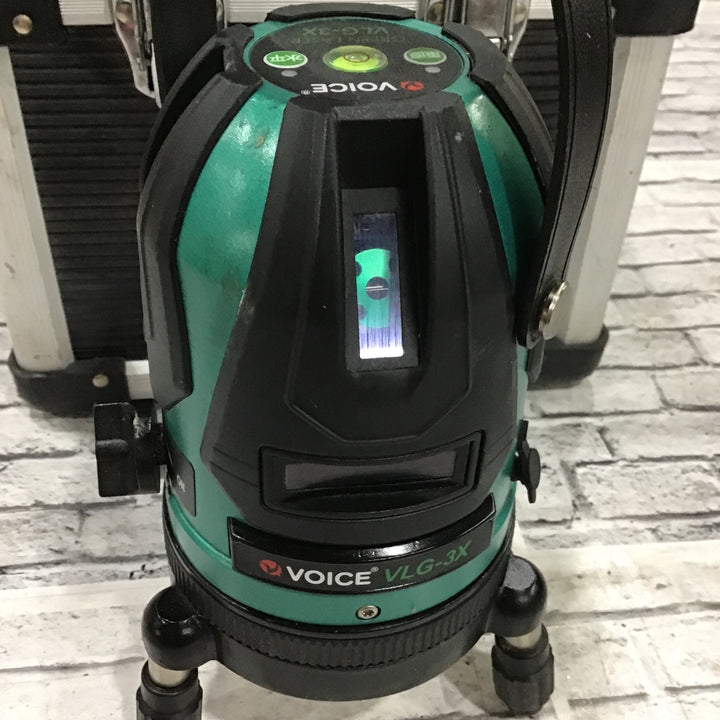 〇VOICE グリーンレーザー墨出し器 VLG-3X【川口店】