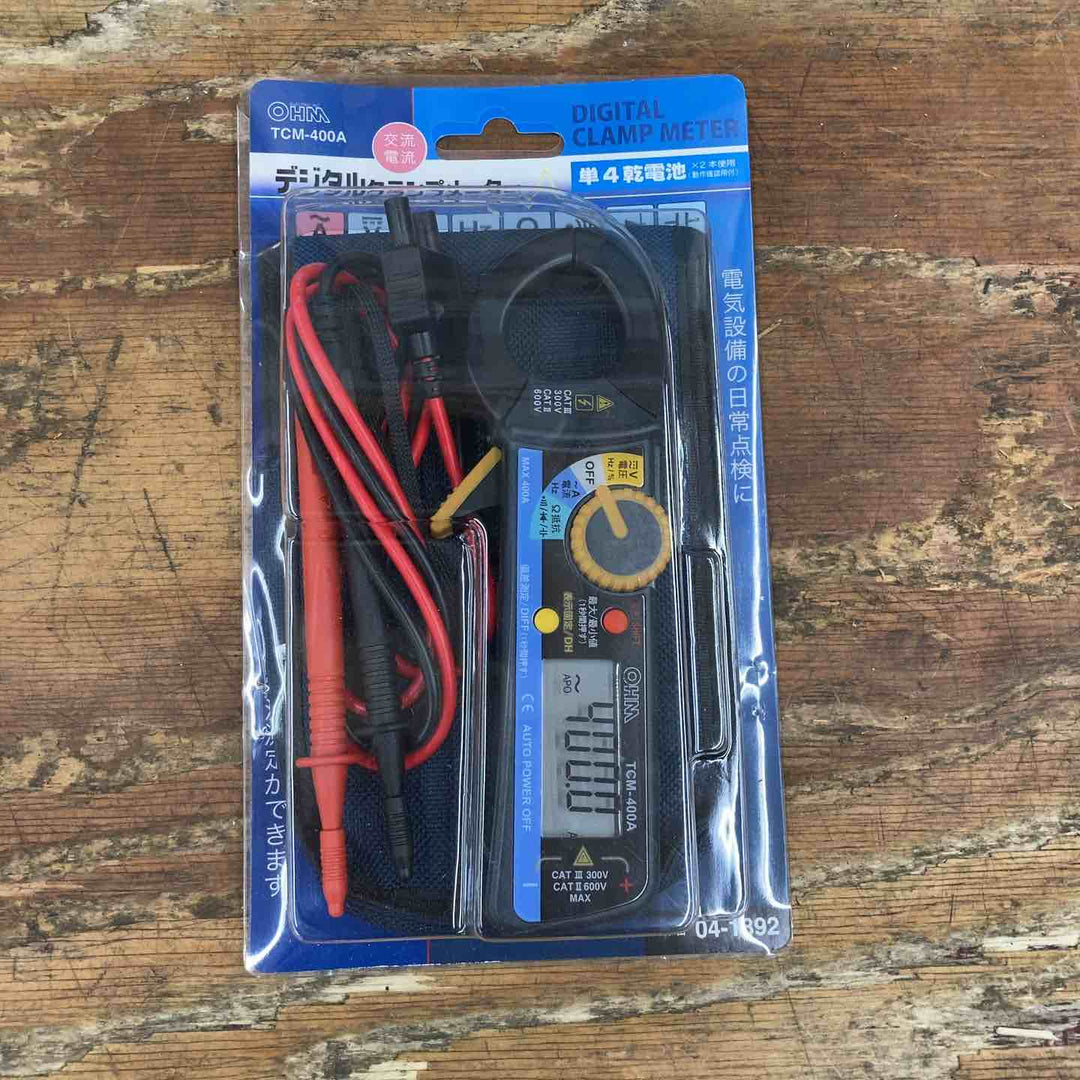 デジタルクランプメーターTCM-400A【柏店】