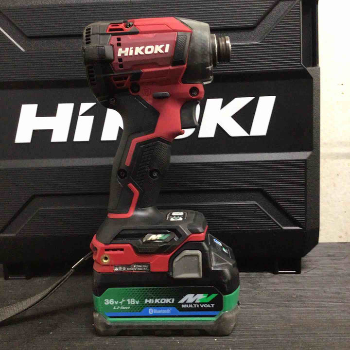 ★ハイコーキ(HIKOKI ※旧:日立工機) コードレスインパクトドライバ スコーピオンレッド WH36DD(2XHRSZ)【町田店】