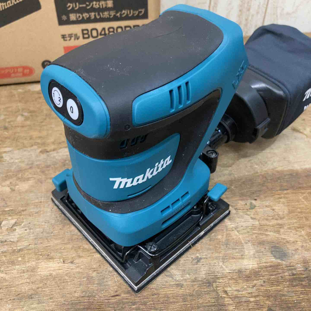 【未使用品】★マキタ(makita) コードレス防じんミニサンダ BO480DRG 外箱ダメージあり【柏店】
