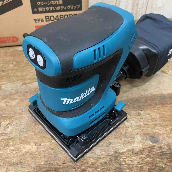 【未使用品】★マキタ(makita) コードレス防じんミニサンダ BO480DRG 外箱ダメージあり【柏店】