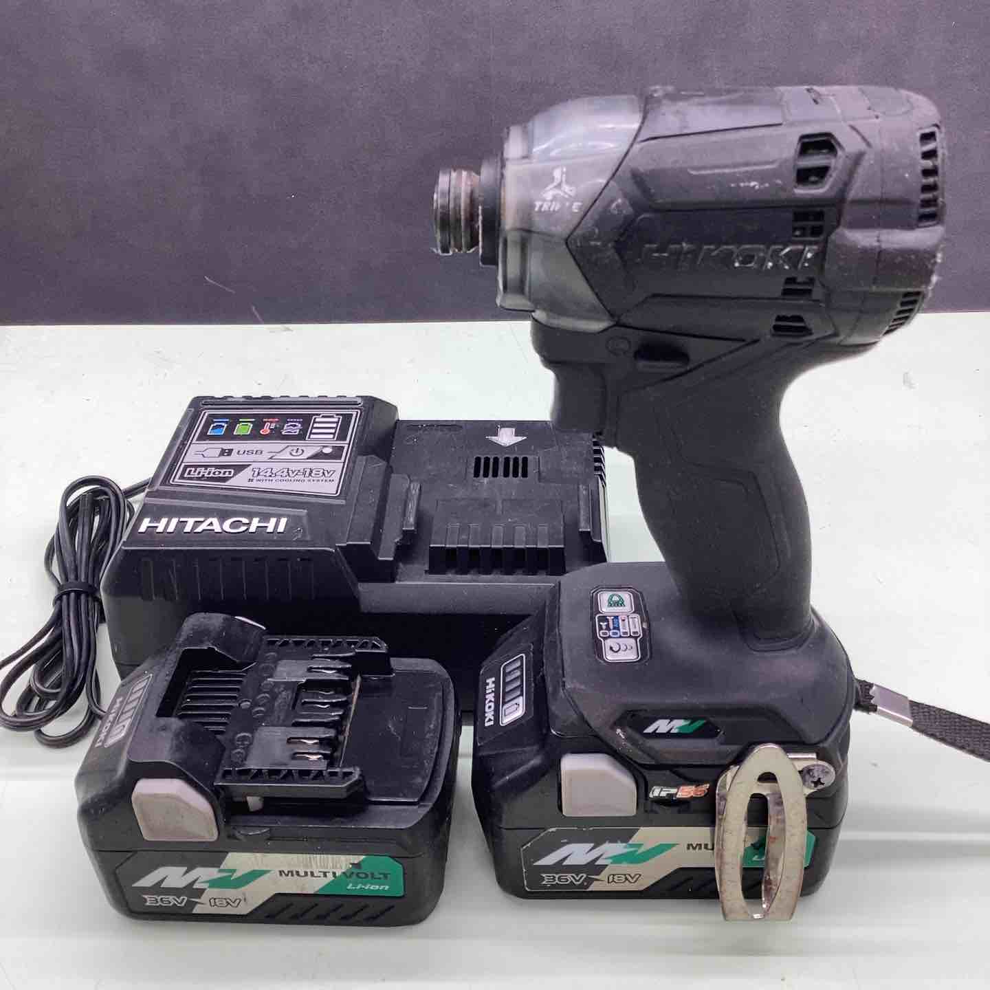 ★ハイコーキ(HIKOKI ※旧:日立工機) コードレスインパクトドライバー WH36DC(2XPSZ)(B)【越谷店】 ☆ハイコーキ(HIKOKI ※旧:日立工機) コードレスインパクトドライバー