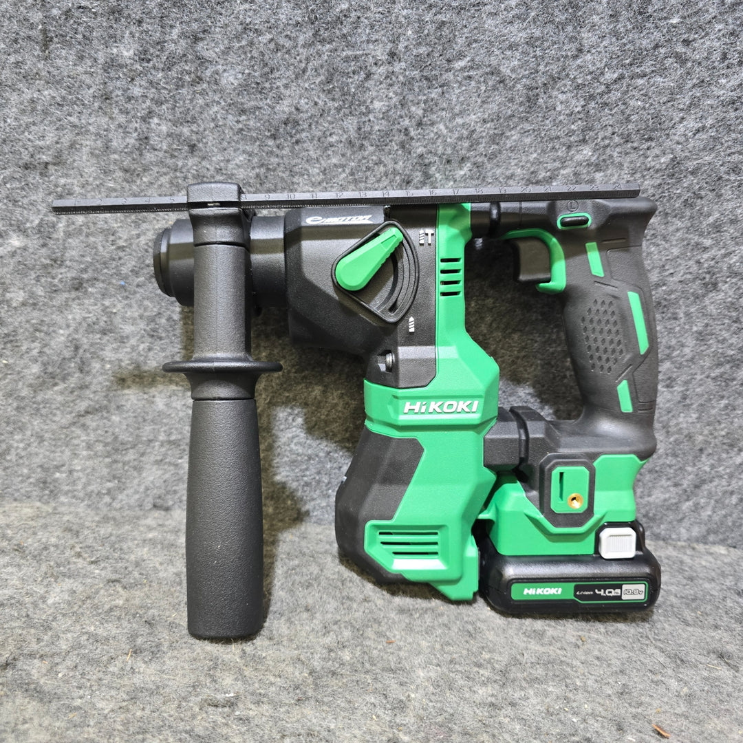 【美品】HiKOKI(ハイコーキ) 10.8V コードレス ハンマドリル  DH12DD(2LSK) 蓄電池2個・充電器・ケース付き【桶川店】