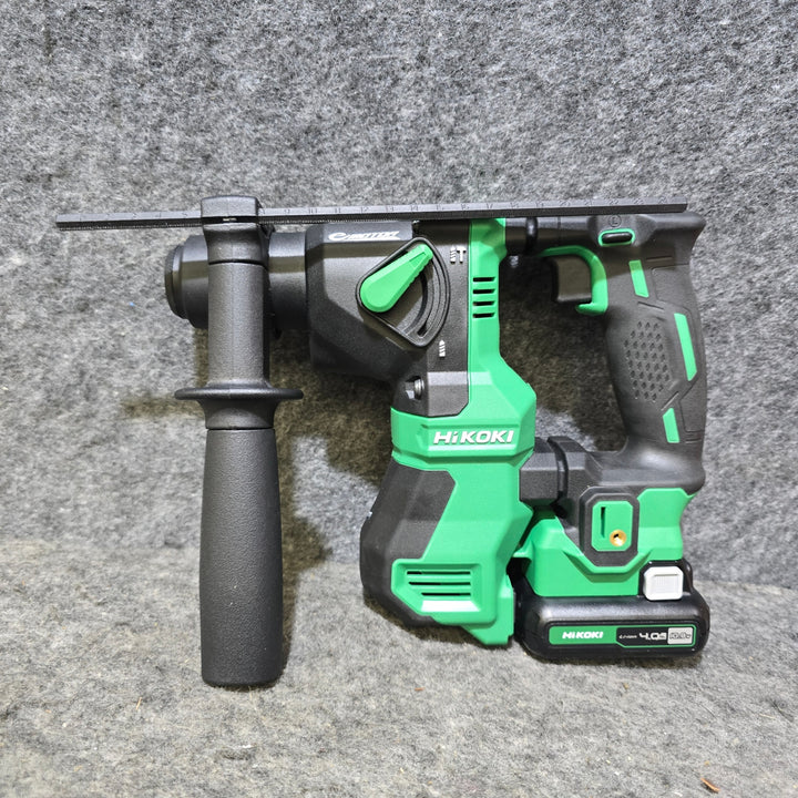 【美品】HiKOKI(ハイコーキ) 10.8V コードレス ハンマドリル  DH12DD(2LSK) 蓄電池2個・充電器・ケース付き【桶川店】