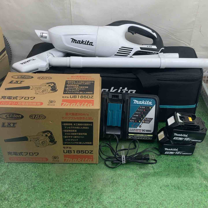 CL180FDとUB185DZ(未使用)のクリーナーブロワーのセット販売 バッテリー充電器付き【町田店】