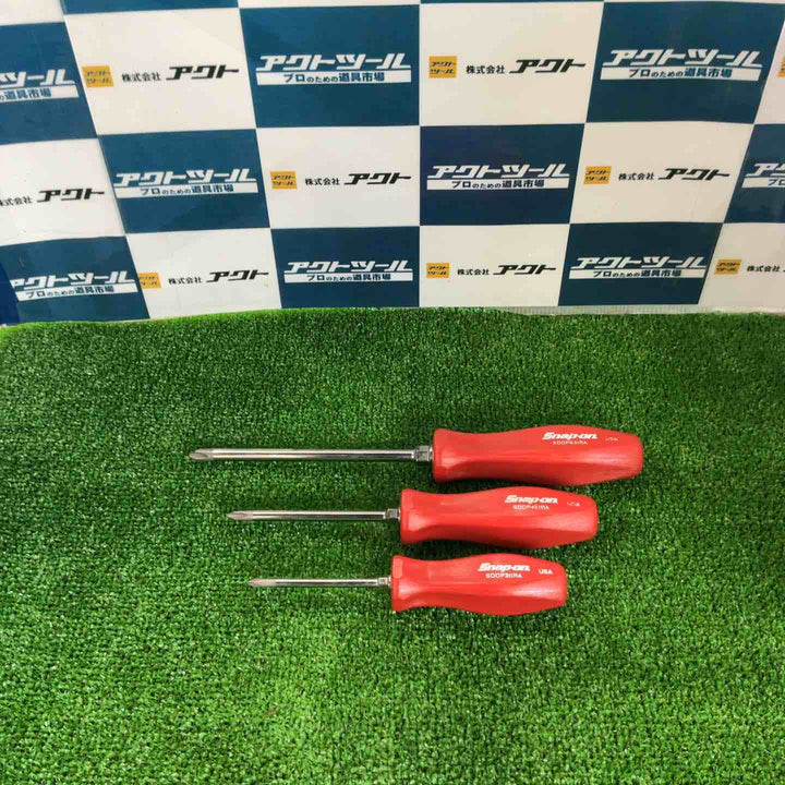 スナップオン Snap-on プラスドライバー 3本セット SDDP631RA SDDP311RA SDDP421RA【草加店】