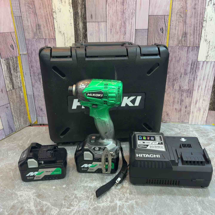 ☆ハイコーキ(HIKOKI ※旧:日立工機) コードレスインパクトドライバー WH36DA(2XPBY)【八潮店】