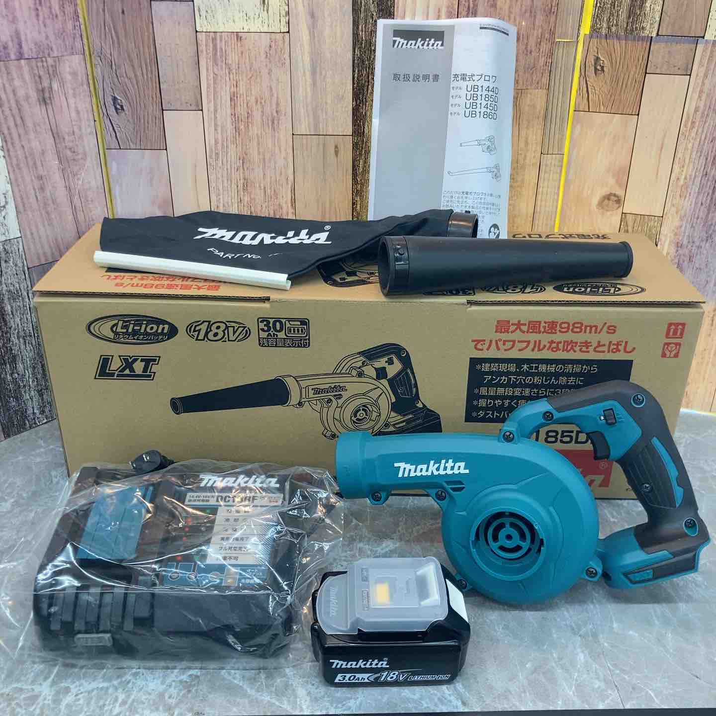 中古美品 □ makita コードレスブロワ UB185DRF □ ☆マキタ(makita) コードレスブロワ UB185DRF【八潮店】 – アクト