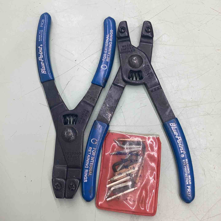 ブルーポイント(BluePoint)スナップリングプライヤーPR37 PR38 セット品【越谷店】
