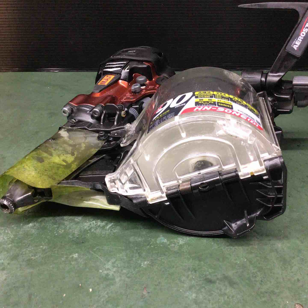 MAX 高圧コイルネイラ HN-90N6(D)-R マイスターレッド (HN91148)【戸田店】