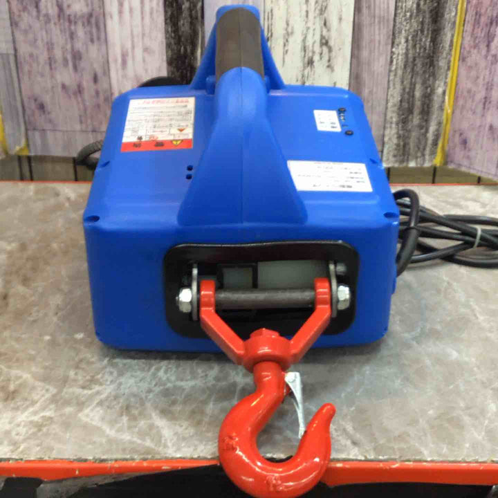 ▼電動ウインチ 電動ホイスト 100v 小型 ハンドウインチ  300kg【八潮店】