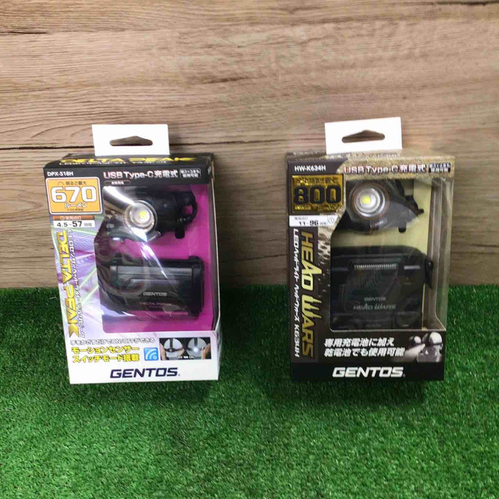 ジェントス(GENTOS) ヘッドライト DPX-518H HW-K634H セット【町田店】