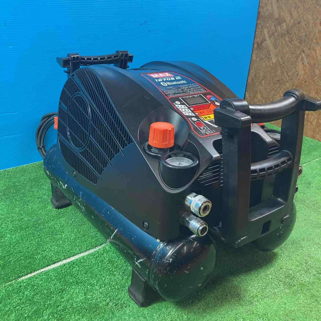 ★マックス(MAX) エアコンプレッサー AK-HH1270E2_ブラック【岩槻店】