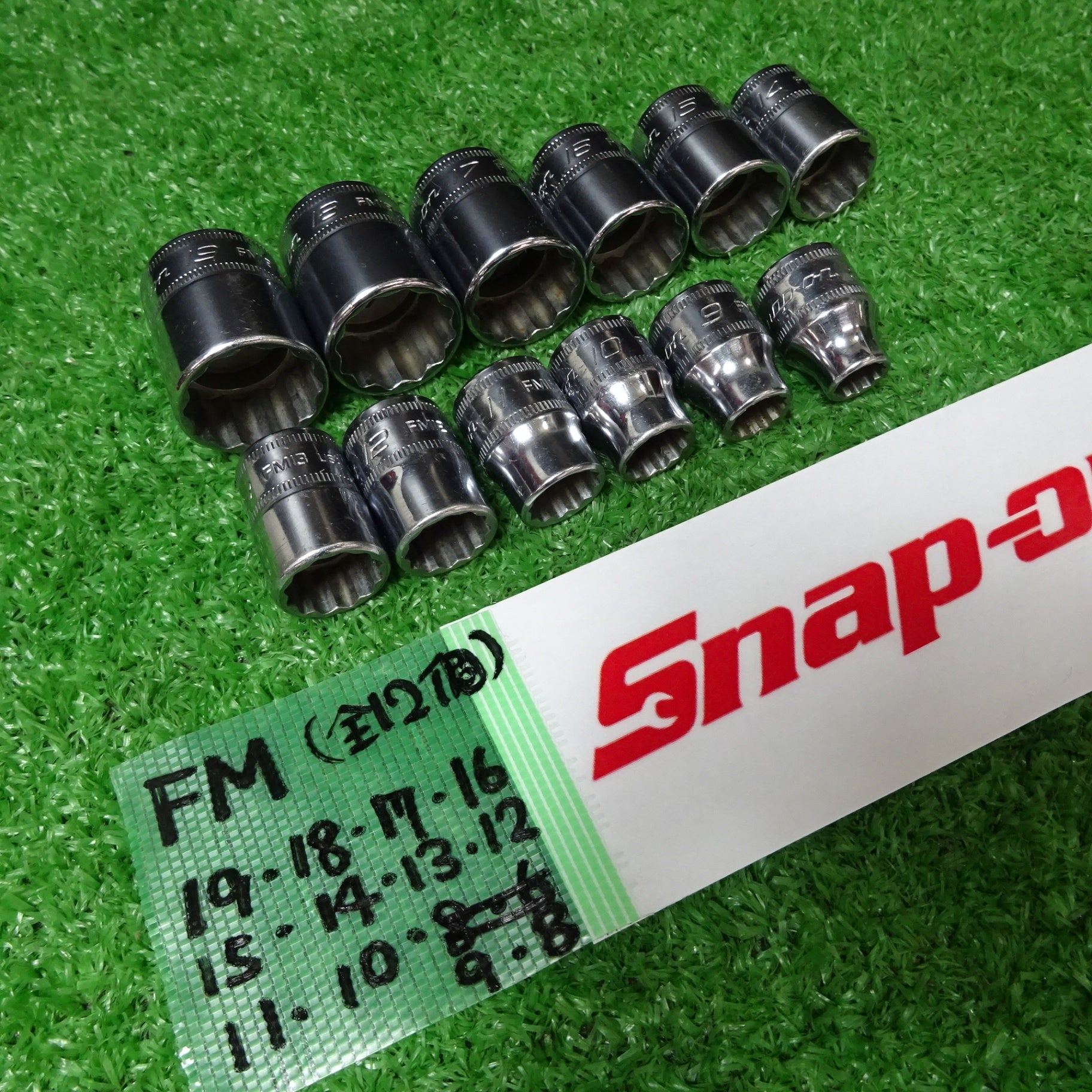 スナップオン/Snap-on 3/8sq シャローソケット FMシリーズ 8mm-19mm 計12個セット【岩槻店】 – アクトツールオンラインショップ