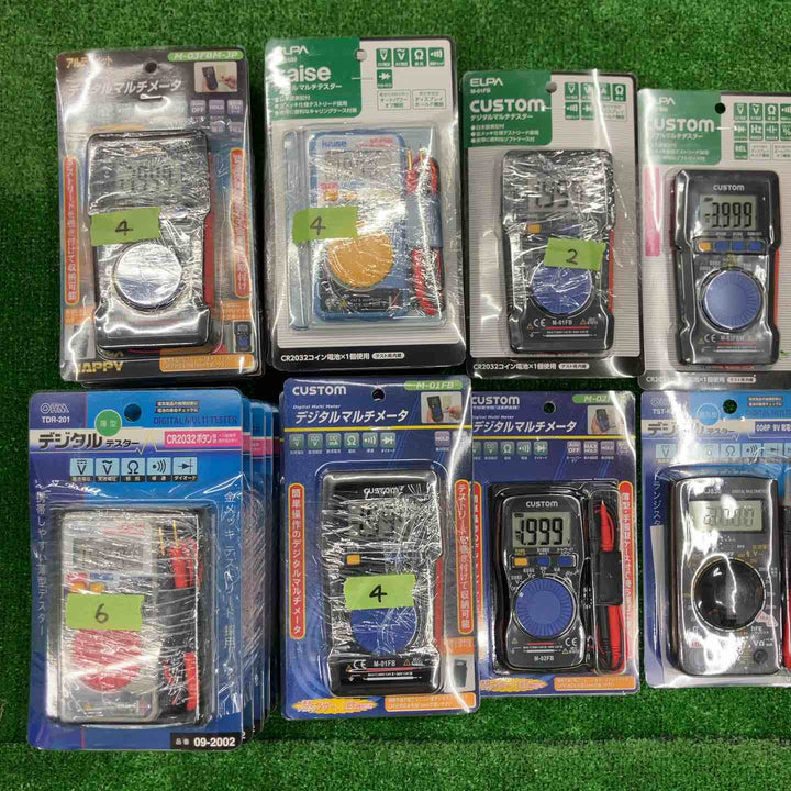 【未使用】デジタルテスター計26点まとめ売り(※メーカー混在) 【桶川店】