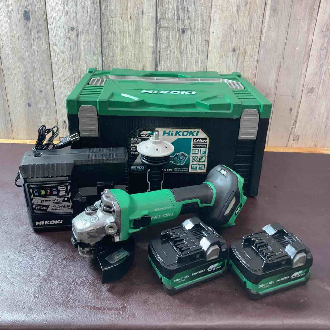 中古品】 ハイコーキ(HIKOKI ※旧:日立工機) 125mmコードレスディスク 
