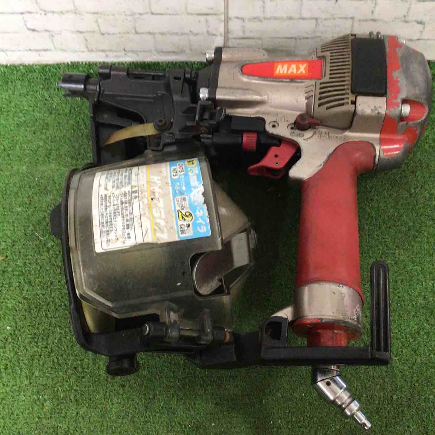 バイク ☆マックス(MAX) 高圧エア釘打ち機 HN-75N1防塵カバー欠品 本体