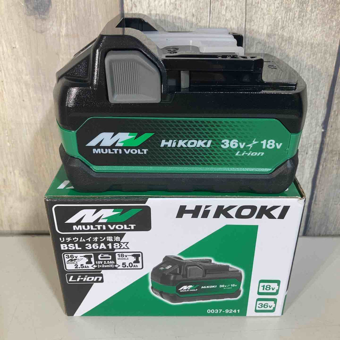 ★ハイコーキ(HIKOKI ※旧:日立工機) リチウムイオンバッテリー 36V/2.5Ah BSL36A18X【戸田店】