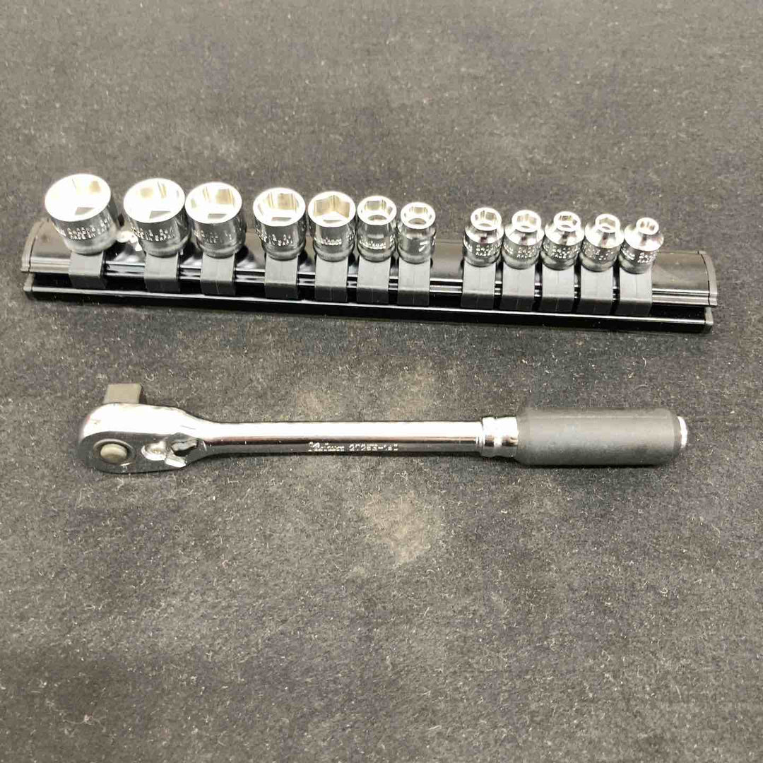 【中古美品】コーケン(ko-ken) ラチェットハンドル2725Z-160 1/4ソケット12個セットRS2400MZ まとめ 【東大和店】