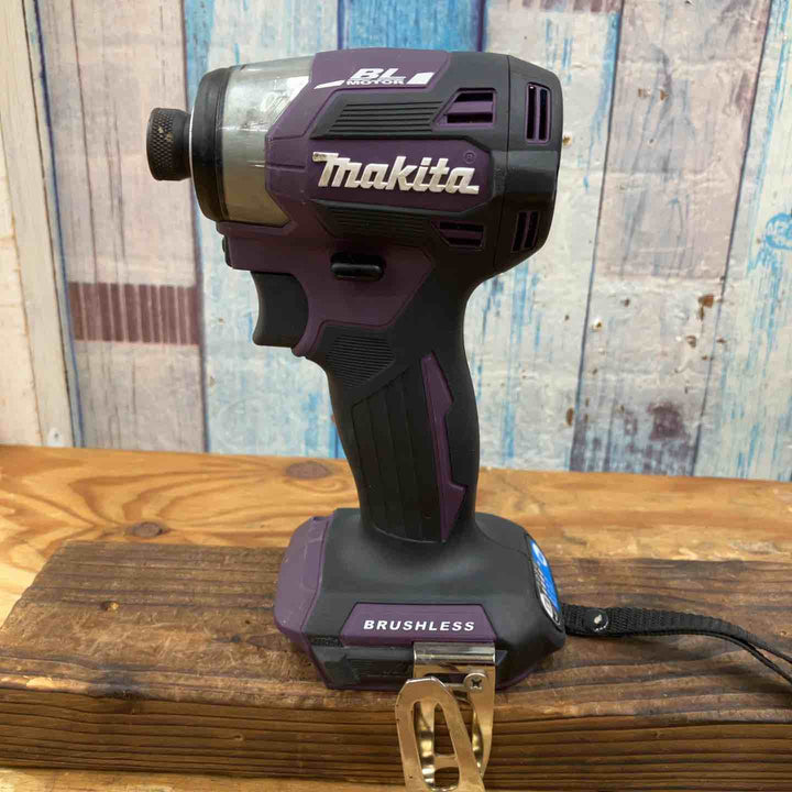 【中古品】★マキタ makita コードレスインパクトドライバー TD173DGXAP 18V フルセット 紫色 パープル【柏店】
