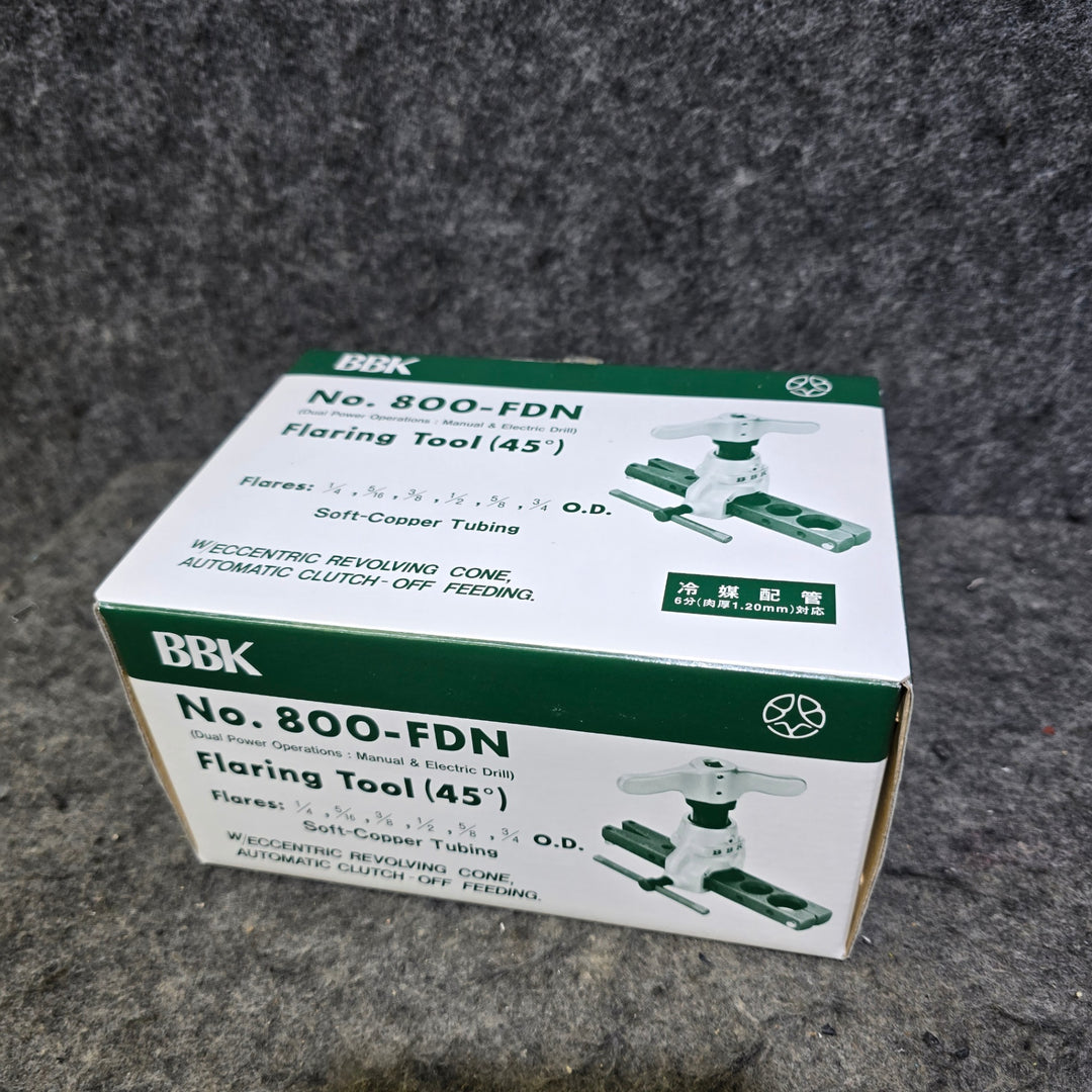 【長期保管未使用品※一部サビあり※】BBK フレアツール 電動ドリルも使用可能 800-FDN【桶川店】