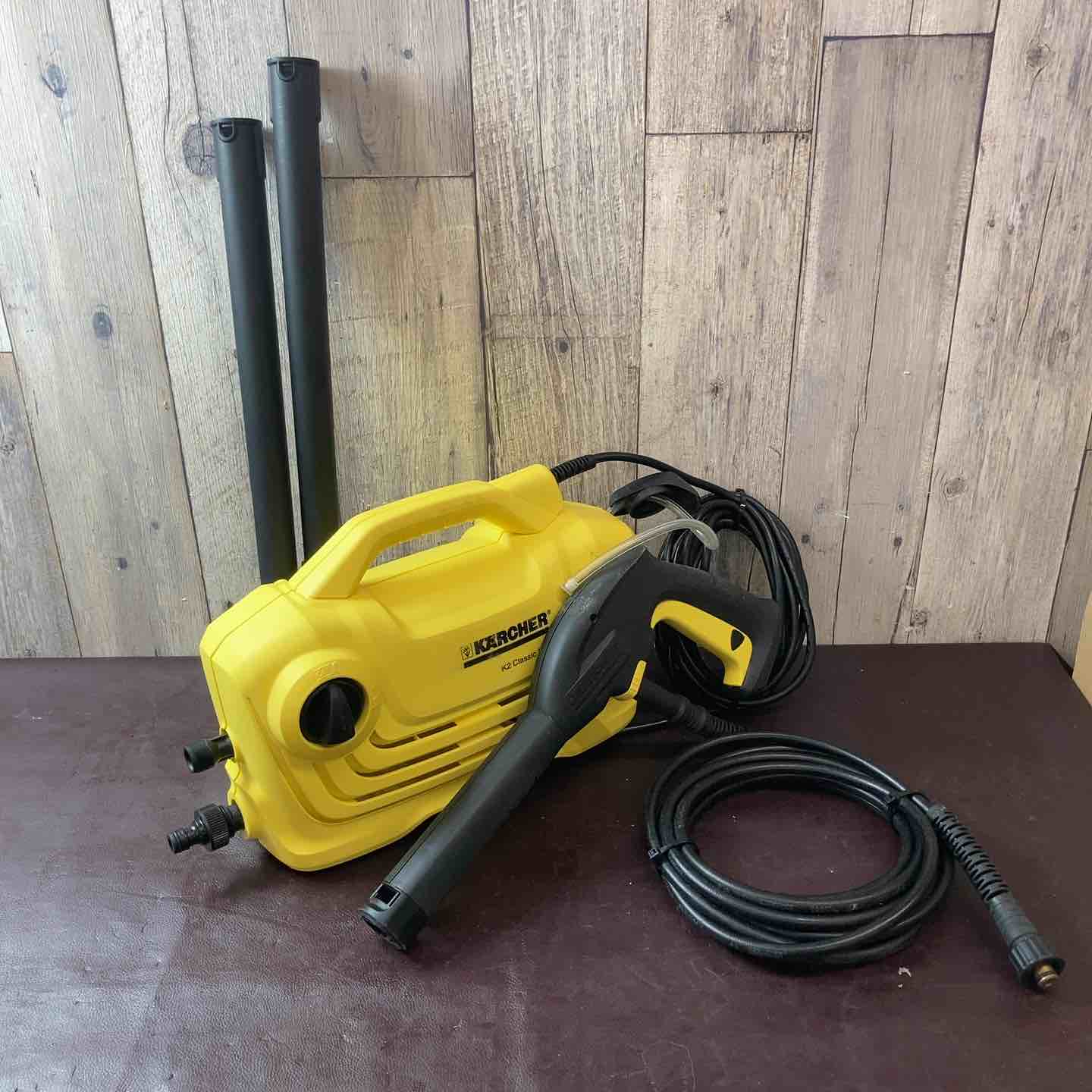 【中古】KARCHER(ケルヒャー) 高圧洗浄器 （洗剤タンク付き ・ コンパクト） K2クラシックプラス K2CP 中古品】KARCHER(ケルヒャー) 高圧洗浄器 【洗剤タンク付き