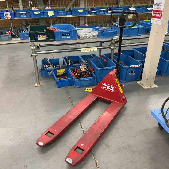 【店頭受取り限定】ニチユ ハンドパレット パレットトラック 1500kg 型式不明【川口店】