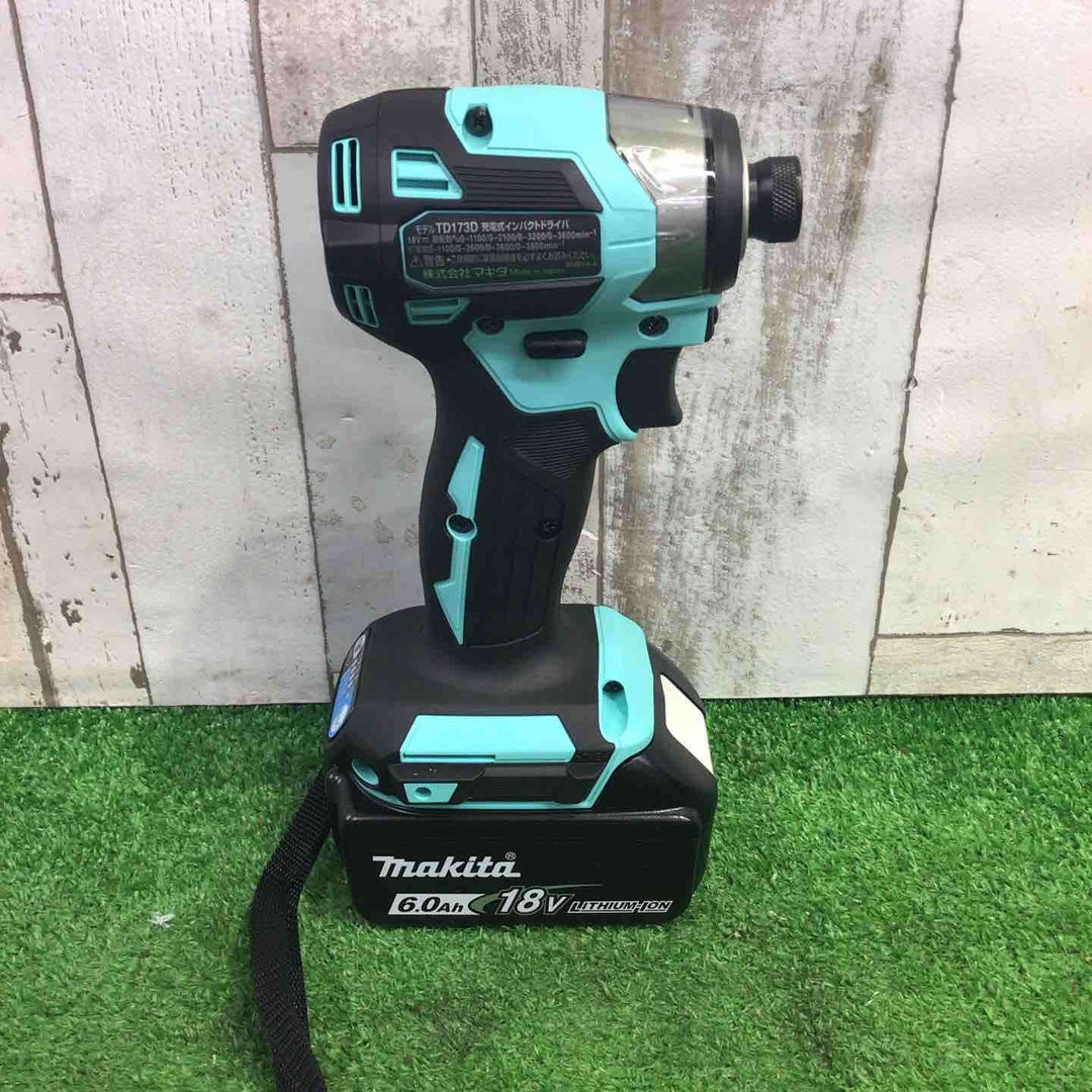 マキタ(makita) 18Vコードレスインパクトドライバ TD173DGXTB ターコイズブルー【町田店】